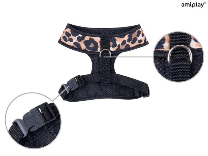 Geschirr Scout Safari, XS max 23 x 25-40 cm, Leopard