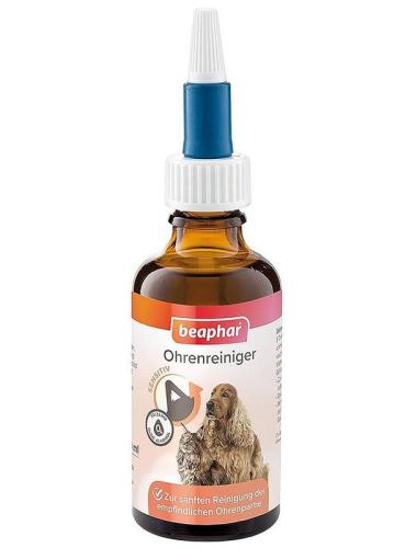 Beaphar Sensitiv Ohrenreiniger, für Hunde und Katze, 50 ml