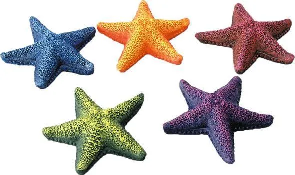 Dekor-Sortiment Seestern, 8.5 cm, 3 x 5 Stück assortiert