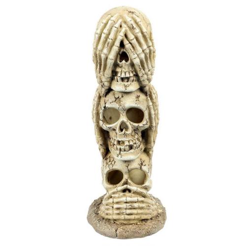 Dekor 3 Schädel, 10x9x23cm