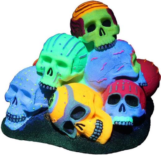Dekor Schädelhaufen, 15.1x14.2x11.8 cm