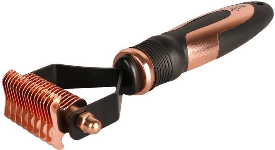 NOIR 2-in-1 Entwirrungs-Entfilzungskamm, 19 x 7 x 2.5 cm