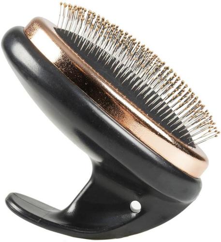 Noir ergonomische slicker bürste