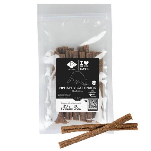 I Love Happy Cat Snack-Beef Sticks, ca. 70g - 11cm
