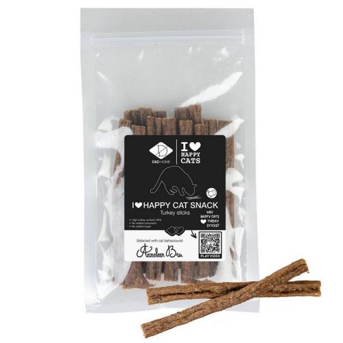 I Love Happy Cat Snack-Turkey Sticks, ca. 70g - 11cm