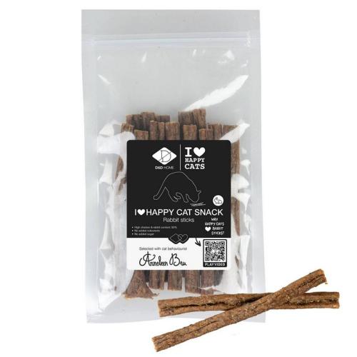 I Love Happy Cat Snack - Chicken & rabbit sticks, ca. 70g - 11cm.