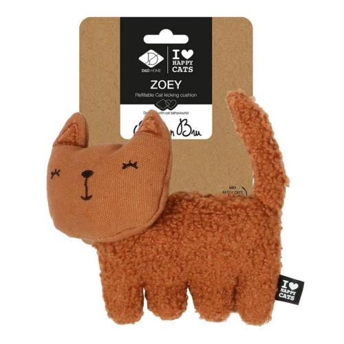 Catnip-Plüschtier ZOEY, 15x5x12 cm, braun