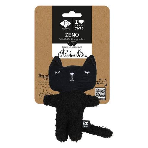 Plüsch Catnip ZENO, 14x4x18 cm, schwarz