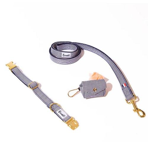 Halsband Hund In The Navy, 23-30 cm