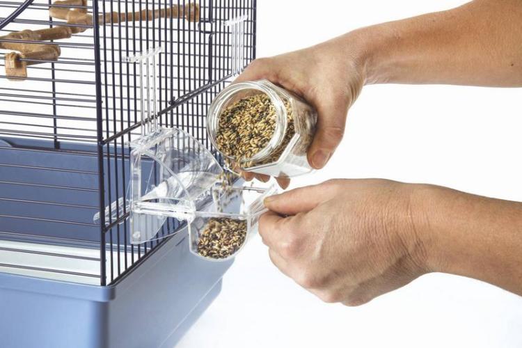 Vogelfutterbeh�lter Mia, transparent