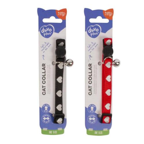 Katzenhalsband Herzen, 20-30 cm, ass.