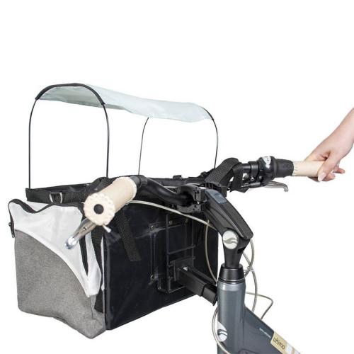Fahrradtasche mit Sonnenblende, 34x26x26 cm