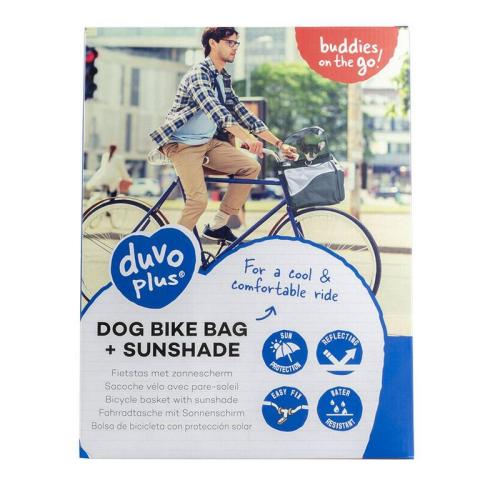 Fahrradtasche mit Sonnenblende, 34x26x26 cm