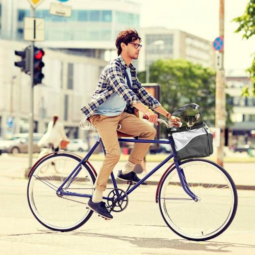 Fahrradtasche mit Sonnenblende, 34x26x26 cm