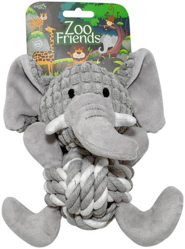 Elefant ELSA Ball, 18x19x12cm, grau