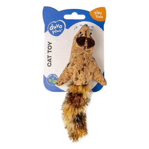 Cork Eichhörnchen, Katzenspielzeug, 17x8x4cm