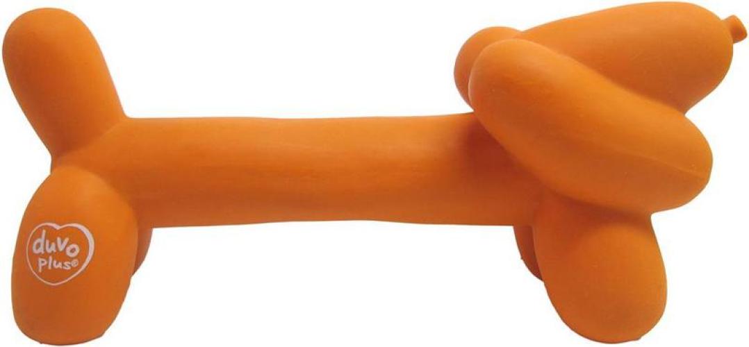 dackel-latex-ball-18-cm-orange-43499