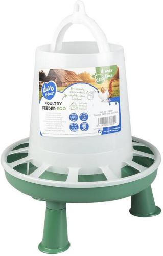 Futterspender ECO mit Füssen, 3kg, Ø 25.7 cm, H 35.5 cm, grün