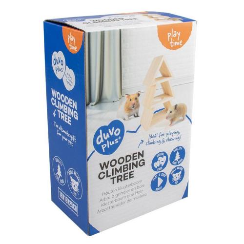 Kletterbaum aus holz, 16x10x25cm