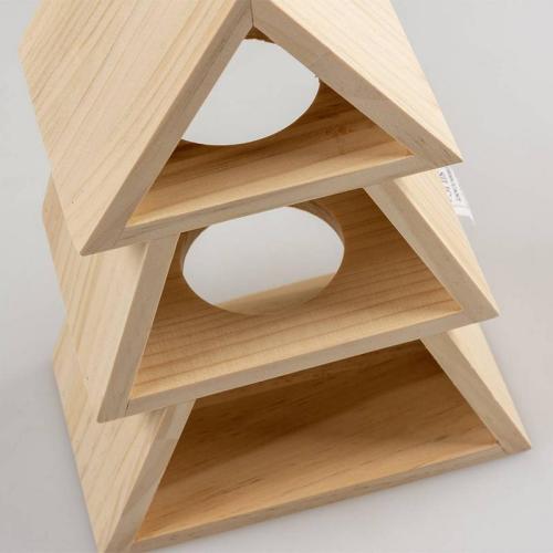 Kletterbaum aus holz, 16x10x25cm