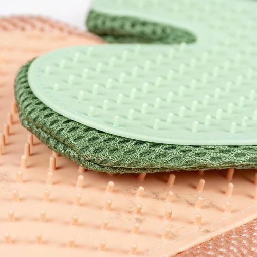 Anti-Haar-Bürste aus Eisen, 15.5x12.5x2.5cm