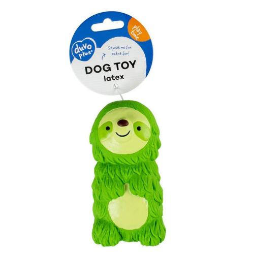 Latexspielzeug Faultier, 6.5x5.5x13cm, grün