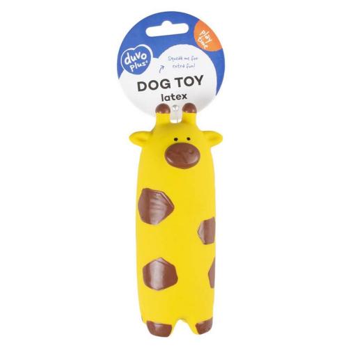 Latexspielzeug Giraffe, 7x6x16cm, gelb