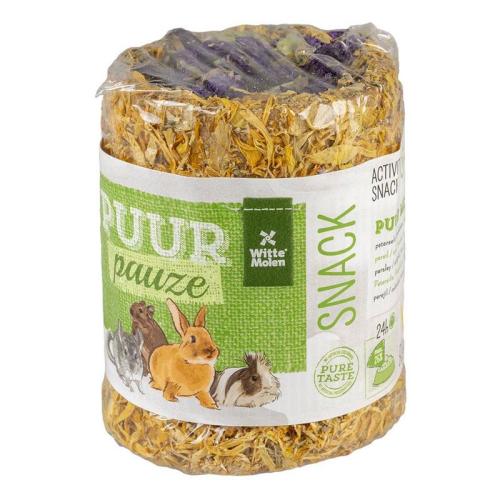 PUUR Snack Tube Blumen, gelbe Kräuter, 100 g