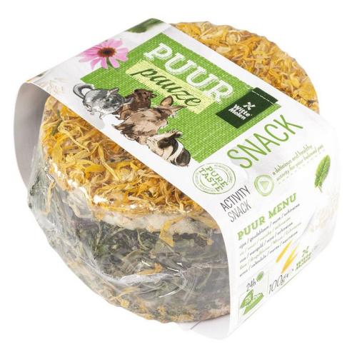 PUUR Snack Reis, Kräuter, gelbe Blumen, 130 g