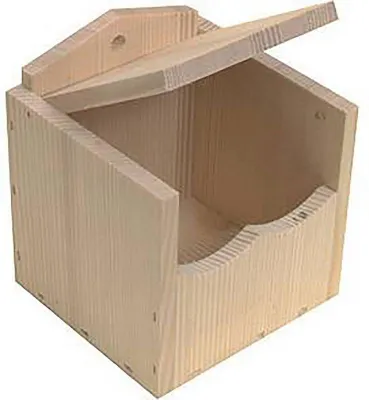 Exoten Nistkasten Holz 11 × 10 × 10 cm für kleine Vögel