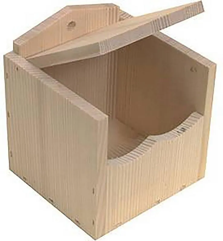 Exoten Nistkasten Holz 11 × 10 × 10 cm für kleine Vögel
