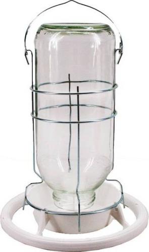 tranke-mit-glaseinsatz-omnia-o-18-x-h-23-cm-durchsichtig-weiss-1-l-43205