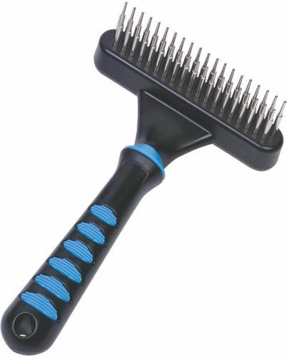 comfort-line-entwirrungsstriegel-39-roterende-zahne-zweireihig-17-x-11-cm-85324