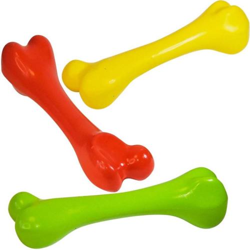 Vollgummi Knochen, 19.5 cm, assortiert