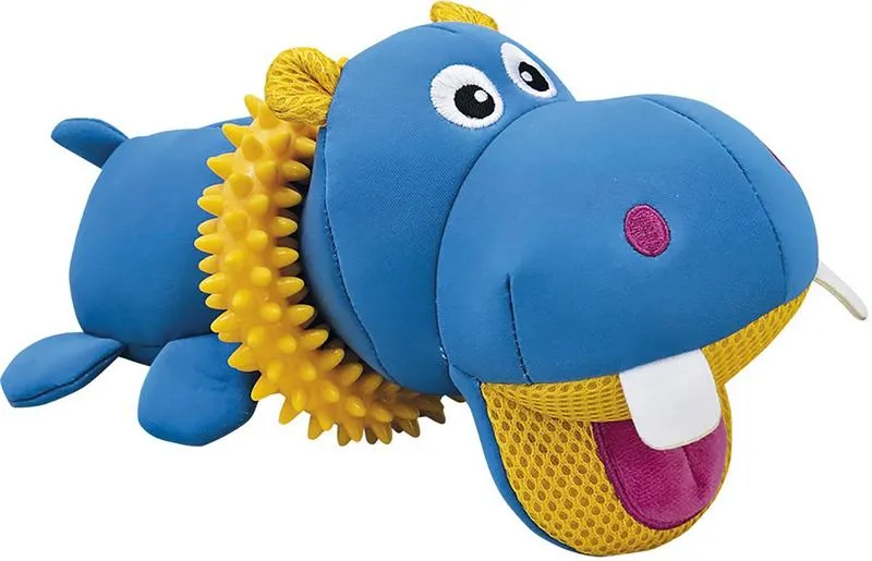 Nobby Floating Nilpferd mit TPR-Ring Hundespielzeug 27 cm