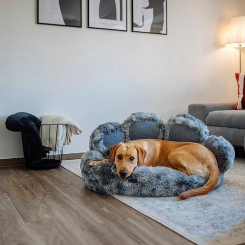 Korb PAW Kunstpelz, Ø60x18/32cm