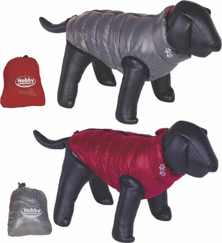 hundemantel-light-rot-grau-36-cm-84976