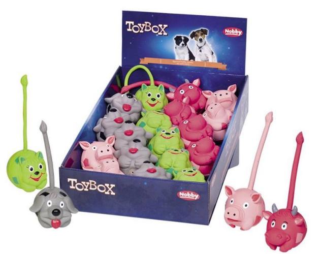 Tiere aux Latex, 7.5 - 20 cm/18 Stk., Farben und Motiv sortiert