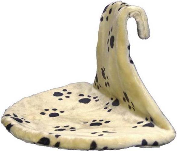 katzenliege-paradies-50-x-32-cm-beige-mit-pfoten-86050