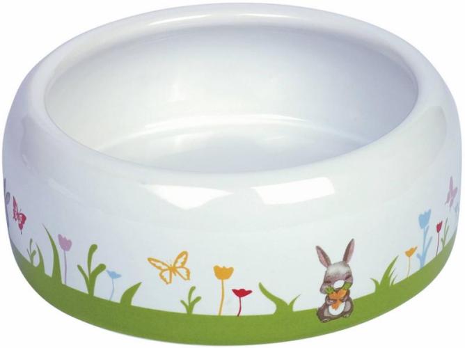 keramik-futternapf-o-145-cm-h-55-cmweissbunt-400-ml-85785