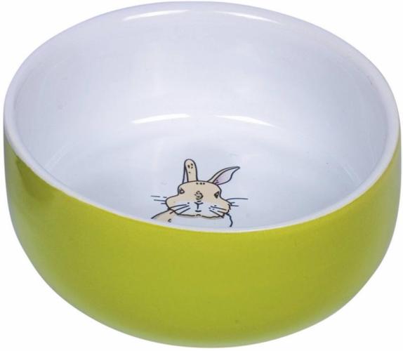 keramik-futternapf-o-11-cm-x-h-45-cm-grun-200-ml-85786