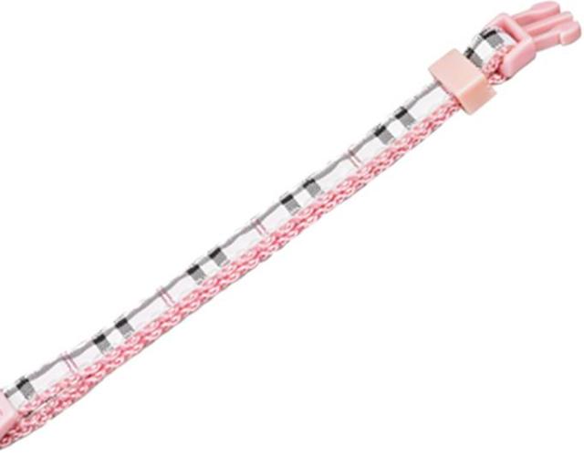 Halsband Tartan, 20-35 cm 10 mm, rosa
