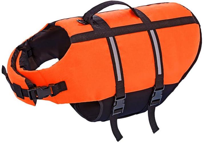 Rettungsweste, 25 cm, orange, Hunde von 3 bis 7 kg
