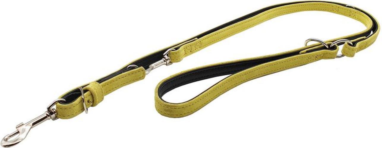 Führleine VELOURS S-M 14 mm/200 cm, grün