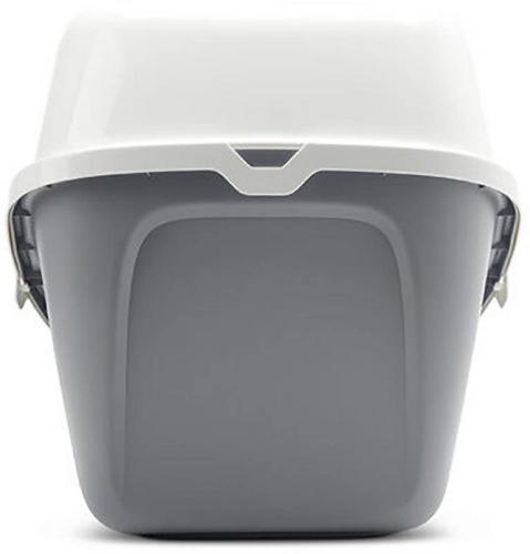 Katzentoilette Nestor Giant, weiss-grau