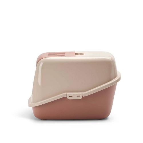 Katzentoilette Nesto, 56 x 39 cm H 38.5cm, Earth Collection, blau-weiss