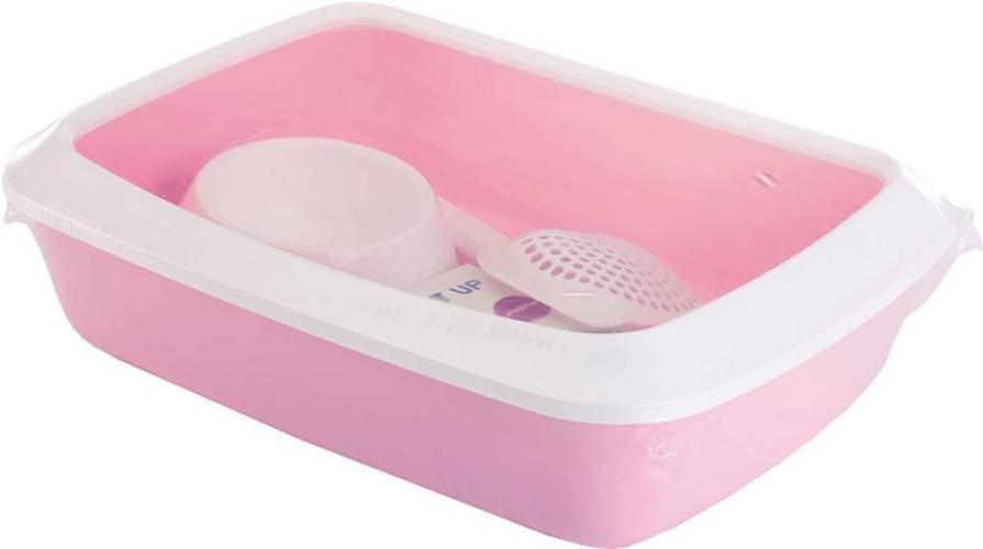 katzentoilette-iriz-starter-kit-42-x-31cm-h-125-cm-weisspink-85916