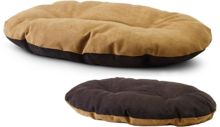 Komfort Kissen für Snooze Korb S, 52 x 35 cm, schwarz - beige