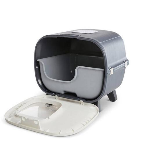 Katzentoilette Mira, 55.5 x 44 x H49.5cm, grau