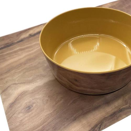 Melaminnapf Olive, Ø 18 cm, H 6.5 cm, Holz